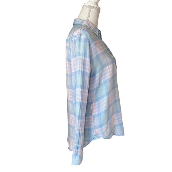 RAILS WOMENS PLAID LING SLEEVE CHARLI SHIRT SIZE SMALL - Picture 4 of 12